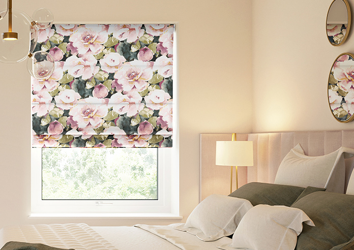 Mirabel, Raspberry - Roman Blind - Image 3